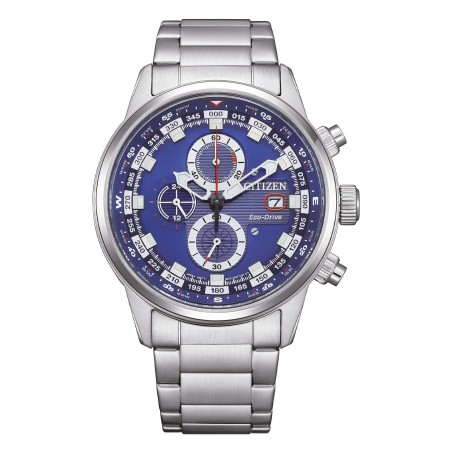 CITIZEN CRONOGRAFO  ECO DRIVE ACCIAIO