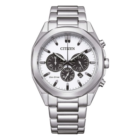 CITIZEN CRONOGRAFO  ECO DRIVE ACCIAIO